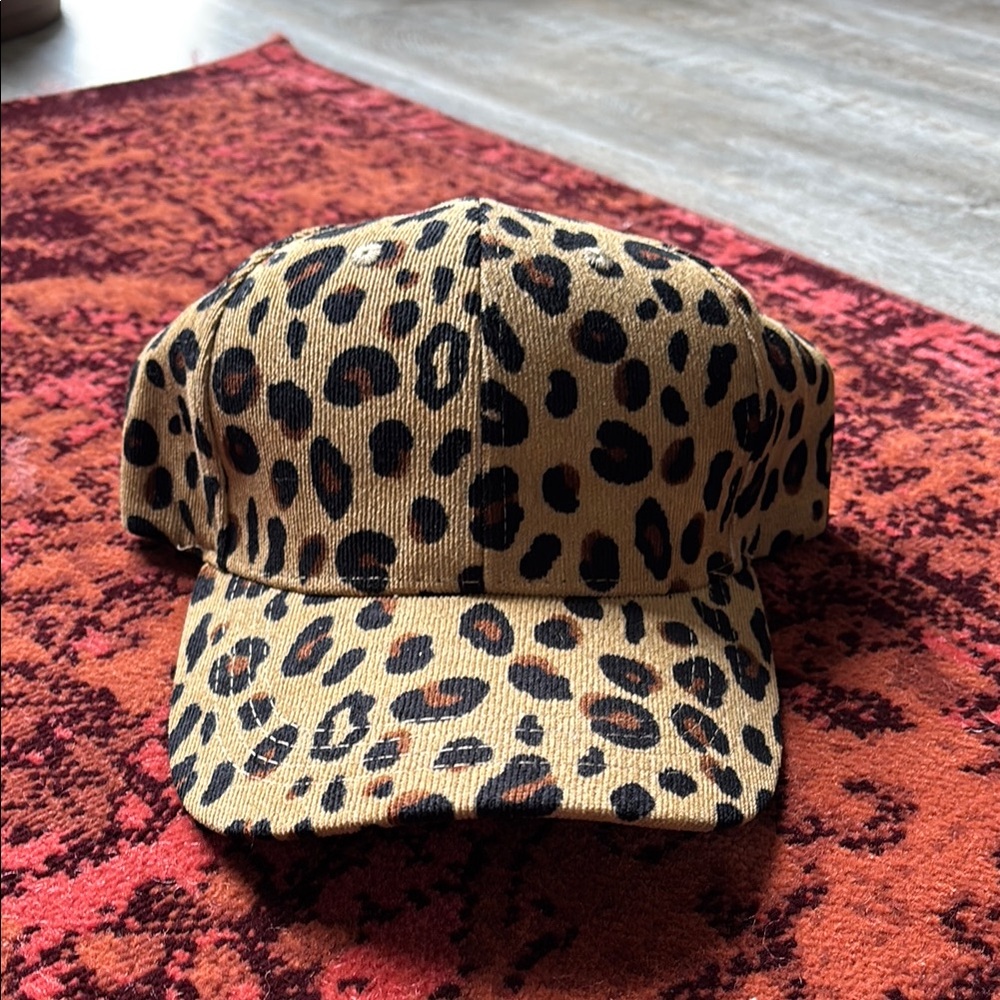 Leopard Print Kids Cap